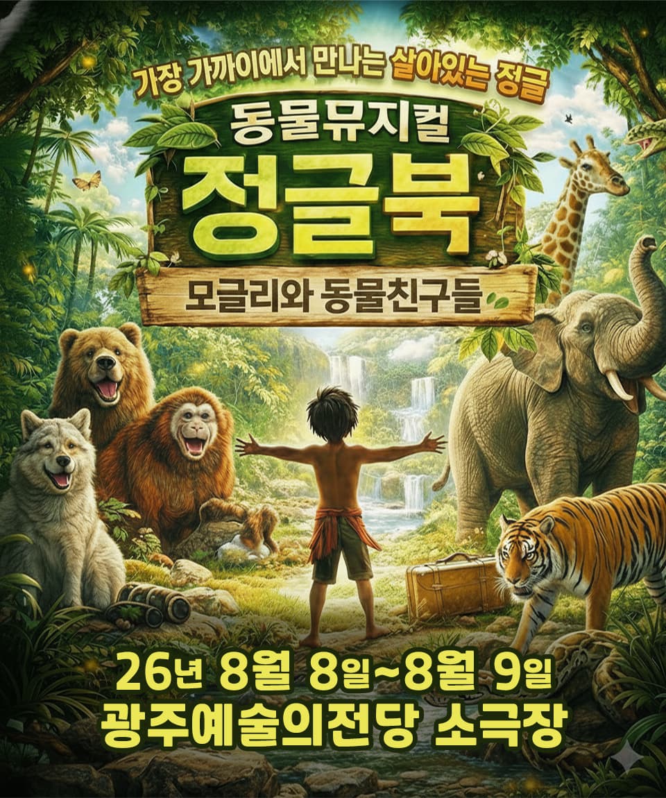 2026 동물뮤지컬 <정글북> - 광주